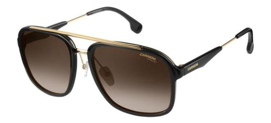 Carrera Sunglasses 133/S Black Gold/brown Shaded (2M2/HA)